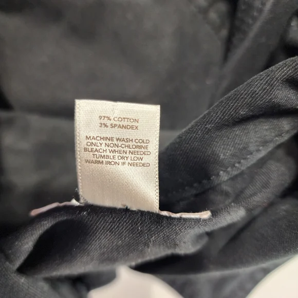 Woman Black Denim Jacket Talla S Hecho En Indonesia 97%cotton 3%spandex - Picture 7 of 7